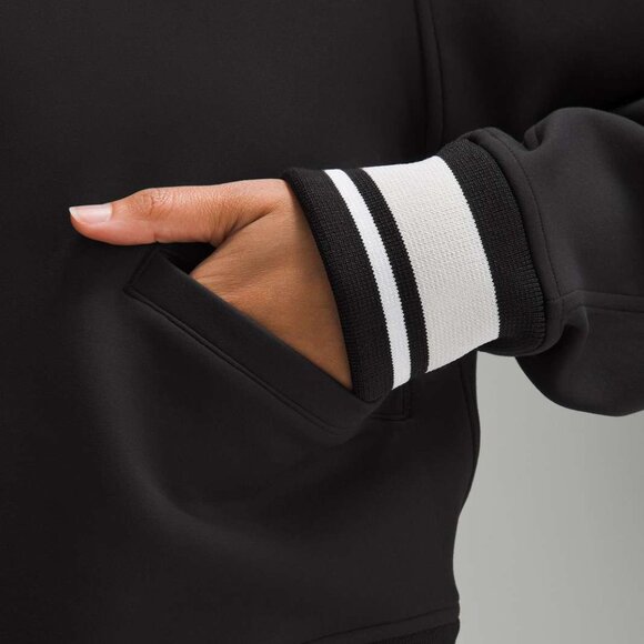 SNAP-FRONT VARSITY JACKET - Picture 4 of 4